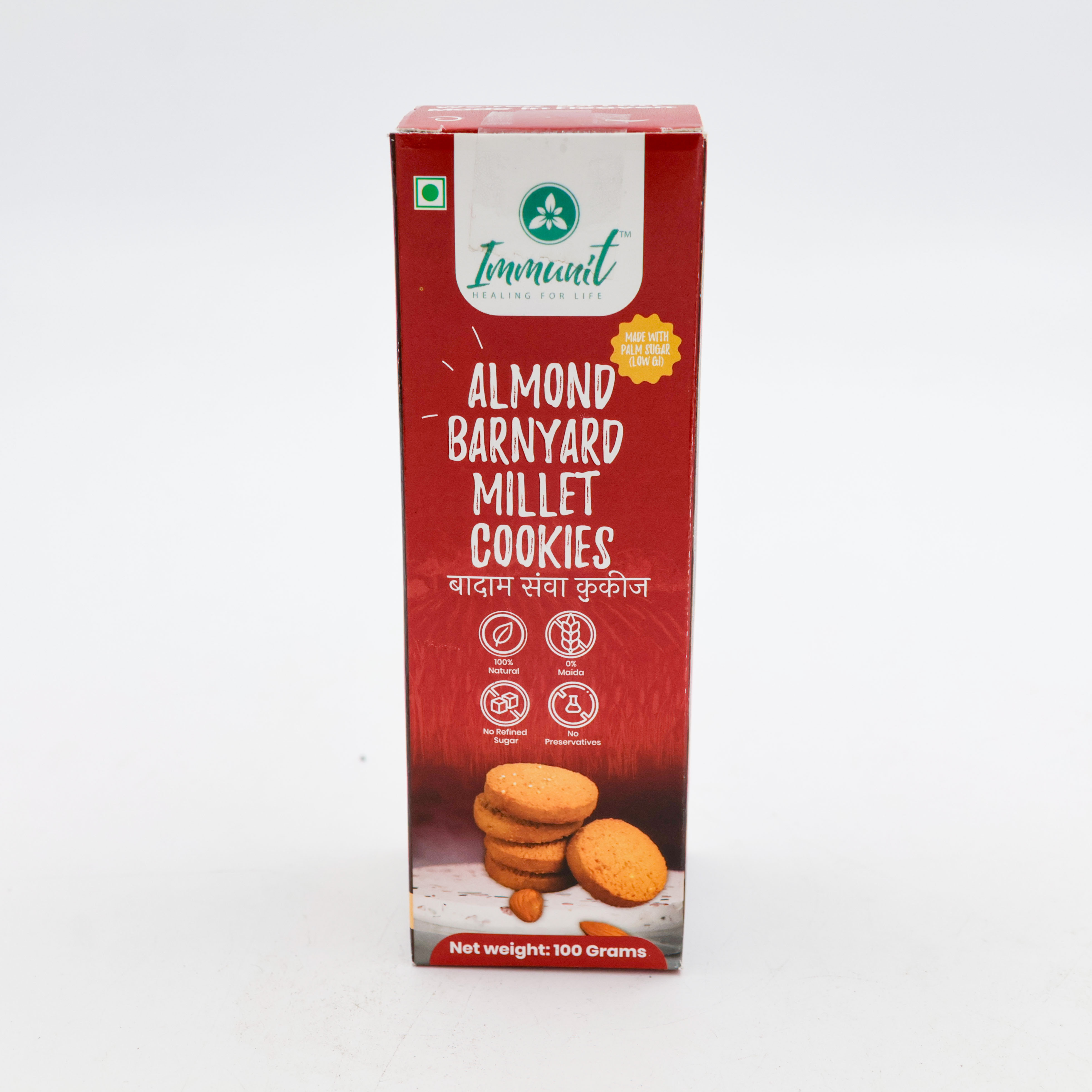 Immunit Almond Barnyard Millet Cookies 100 g